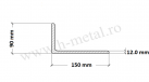 Cornier zincat 150x90x12 mm 2